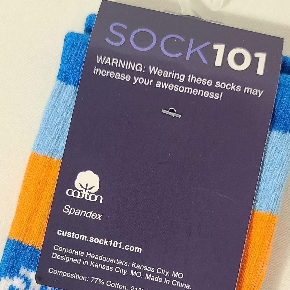 Multi  Color Sock101 Socks - Picture 2 of 5